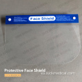 Máscara transparente de escudo de cara reutilizable